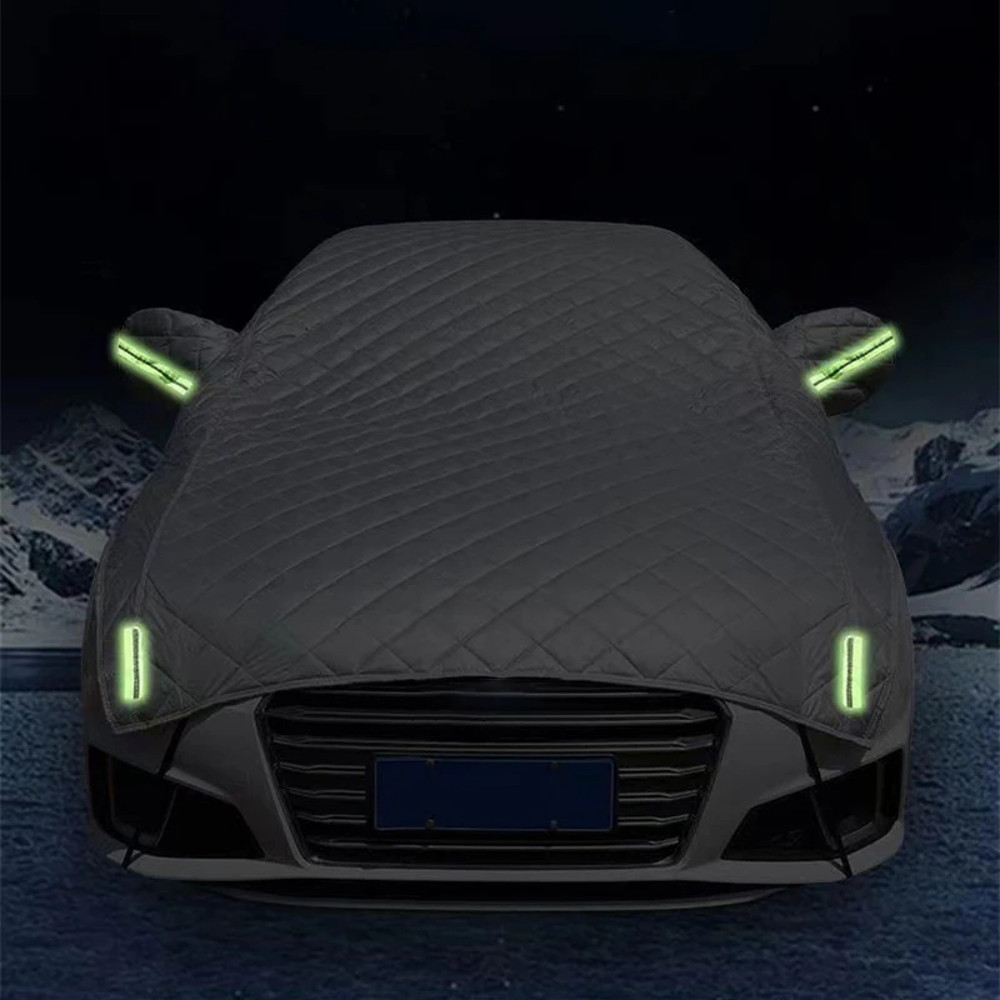 Universal Car Cover All Weather Protection Against Hail Rain Sun UV Dust For Outdoor Use 2