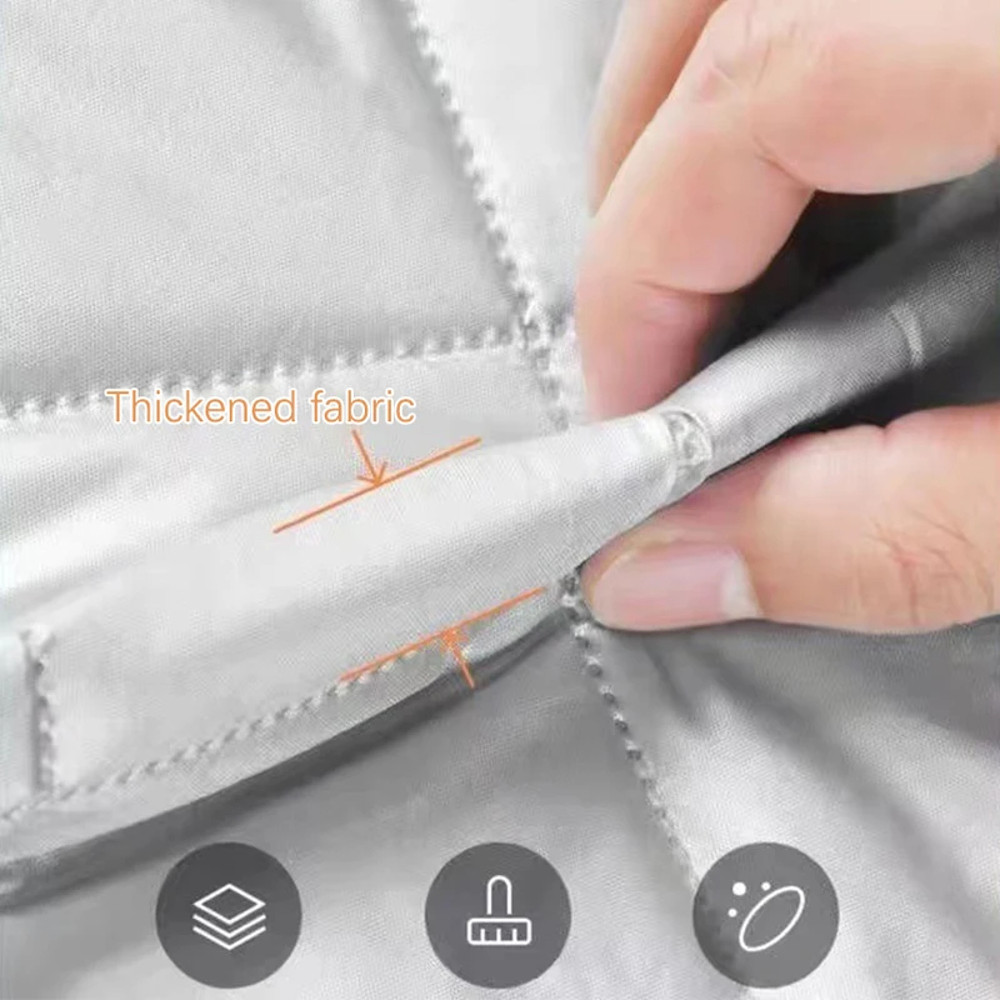 Universal Car Cover All Weather Protection Against Hail Rain Sun UV Dust For Outdoor Use 5