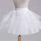 White Crinoline Underskirt for Girls, Hoopless Petticoat, 3 Layer Tutu for Flower Girl Dresses, Formal Dress, Kids Child