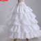 Long 4 Hoop Crinoline, Petticoat Underskirt for Ball Gown Wedding Dress Adjustable Bridal Slip, Formal Event Accessories