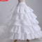 Long 4 Hoop Crinoline, Petticoat Underskirt for Ball Gown Wedding Dress Adjustable Bridal Slip, Formal Event Accessories