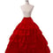 Long 4 Hoop Crinoline, Petticoat Underskirt for Ball Gown Wedding Dress Adjustable Bridal Slip, Formal Event Accessories