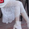Soft Flower Lace Underskirt Anti Glare Safety Slip For Cheongsam 75cm Loose Lining Petticoat For Wo 1