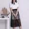 Soft Flower Lace Underskirt Anti Glare Safety Slip For Cheongsam 75cm Loose Lining Petticoat For Wo 3