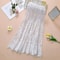 Soft Flower Lace Underskirt Anti Glare Safety Slip For Cheongsam 75cm Loose Lining Petticoat For Wo 6