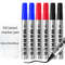 Permanent Art Marker Pen Fine Point Waterproof Ink ThinCrude Color Marker Pens Black Blue Red Ink 2 0
