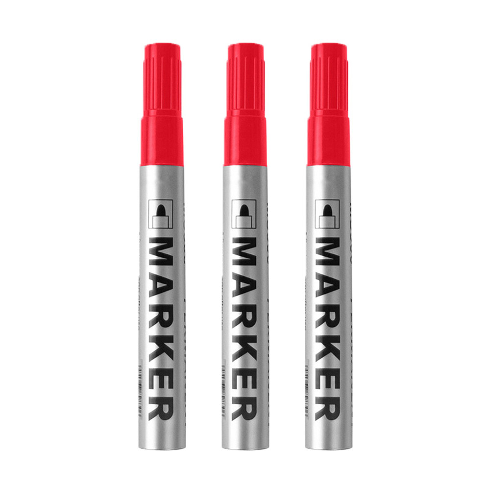 Permanent Art Marker Pen Fine Point Waterproof Ink ThinCrude Color Marker Pens Black Blue Red Ink 2 5