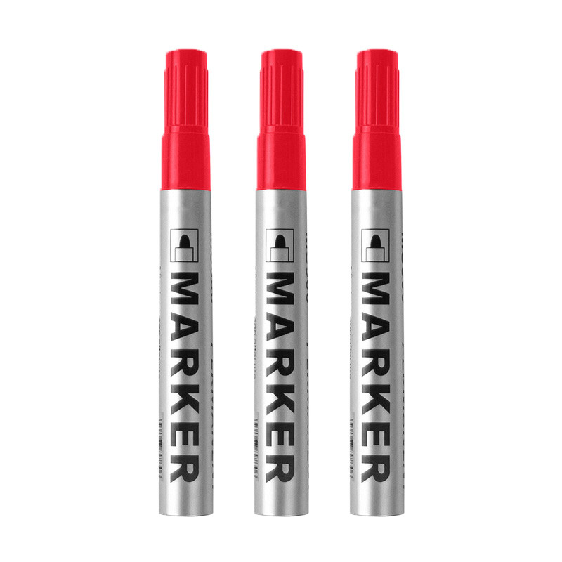 Permanent Art Marker Pen Fine Point Waterproof Ink ThinCrude Color Marker Pens Black Blue Red Ink 2 5