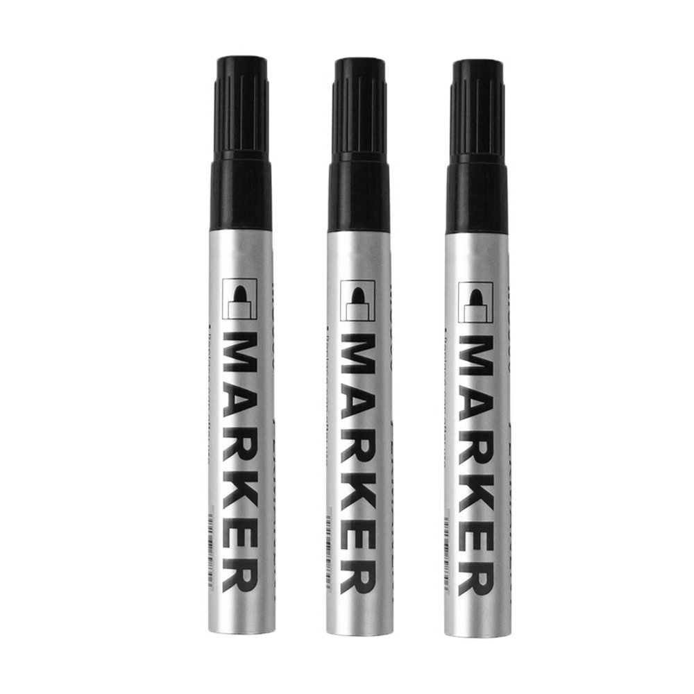 Permanent Art Marker Pen Fine Point Waterproof Ink ThinCrude Color Marker Pens Black Blue Red Ink 2 6