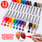 12color Waterproof Paint Marker For Car Paint Wood Ceramics Tires Shoes Metal Paint Mending Pen 0