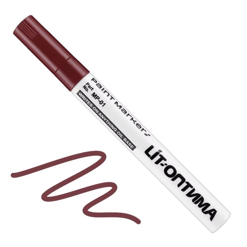 12color Waterproof Paint Marker For Car Paint Wood Ceramics Tires Shoes Metal Paint Mending Pen 6