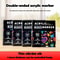 Acrylic Dual Tip Marker Colors Waterproof Art Painting Supplies School Graffiti Drawing Markers 2