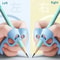 Random 1/5pcs 5 Fingers Silicone Pencil Pen Holder Children Writing Learning Tool, Posture Correction Device