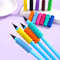 Cute Soft Cushioning Foam Pencil Case, Portable Touch Pen Handle Anti Scratch Protective Case, 12pcs Random Color