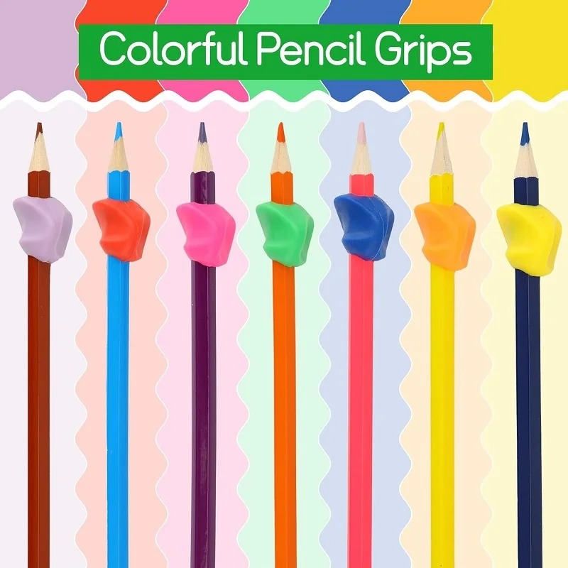 Universal Ergonomic Writing Corrector Grip for Kids, 10pcs Handwriting Aid Pen Holder