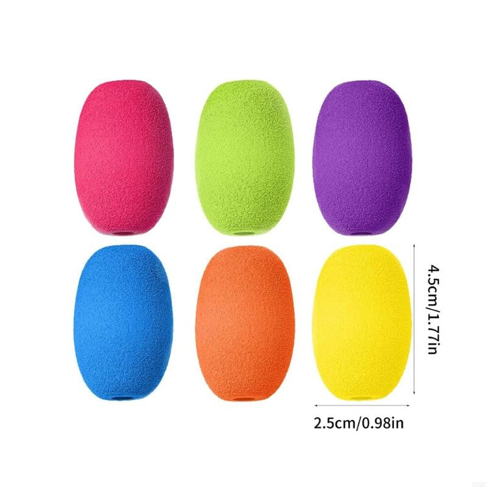 6Pcs Pen Grip, Foam Pencil Holder Grip, Ergonomic Writing Aid, Handwriting Support for Kids, Lefties, Righties