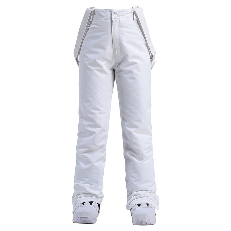 High Quality Skiing Pants Men Women Waterproof Windproof Snowboard Trousers Thick Warm Winter Suspe 9