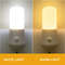 Plug Night Lights LED with Push Button Switch. Bedroom Bedside Lamp for Baby Room, Corridor Home Decor Wall Socket Lamp