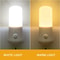 Plug Night Lights LED with Push Button Switch. Bedroom Bedside Lamp for Baby Room, Corridor Home Decor Wall Socket Lamp