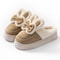 Women Winter Warm Indoor Slippers With Bows Plush Fluffy Cotton Shoes For Female Couple Comfort Sof 4
