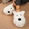 Cartoon Puppy Slippers For Women Winter Warm Fluffy Fur Indoor Mules With Thick Bottom Cozy Plush H 0