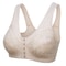 Soft, Seamless, Wireless Bra for Women, Plus Size Front Button Bra with Wide Comfort Straps