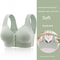 Comfortable Nursing Bra Front Open Button Maternity Bra Traceless Thin Steel Ring Free For Pregnant 4
