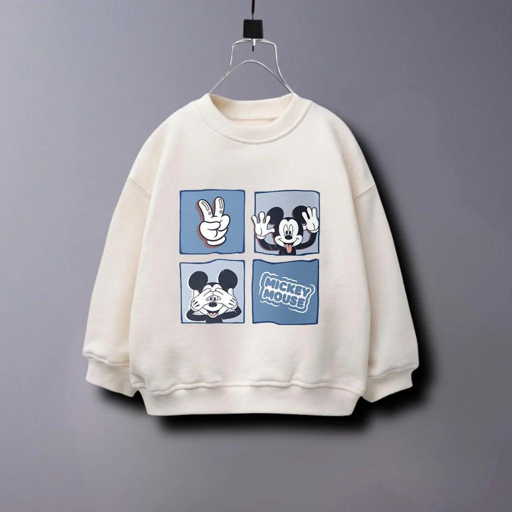 Disney Cartoon Fashion Hoodie, Trendy Kids Clothes, Long Sleeve Tops for Baby Boy, Autumn Clothing Childrens Sweatshirt