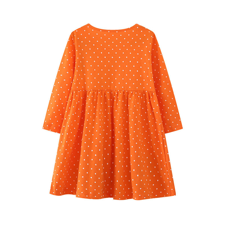 Jumping Meters Girls Dress 27T Dancing Baby Long Sleeve Cute Party Dress With Animals Applique And 3