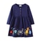 Jumping Meters Girls Dress 27T Dancing Baby Long Sleeve Cute Party Dress With Animals Applique And 7