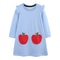 Rainbow Sweater Dress for Girls, Long Sleeve Cotton Party Dress, Jumping Meters 2025, Autumn Winter Childrens Clothing,