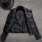 Gothic Punk Style Motorcycle Jacket Fall Women Short Black PU Leather Jacket Wild Casual Coat Goth 4