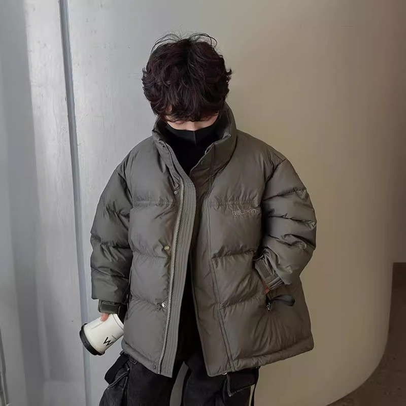 Winter Coat for Boys, Thicken Warm Parka, Windproof Overcoat, Kids Down Cotton Jacket for School