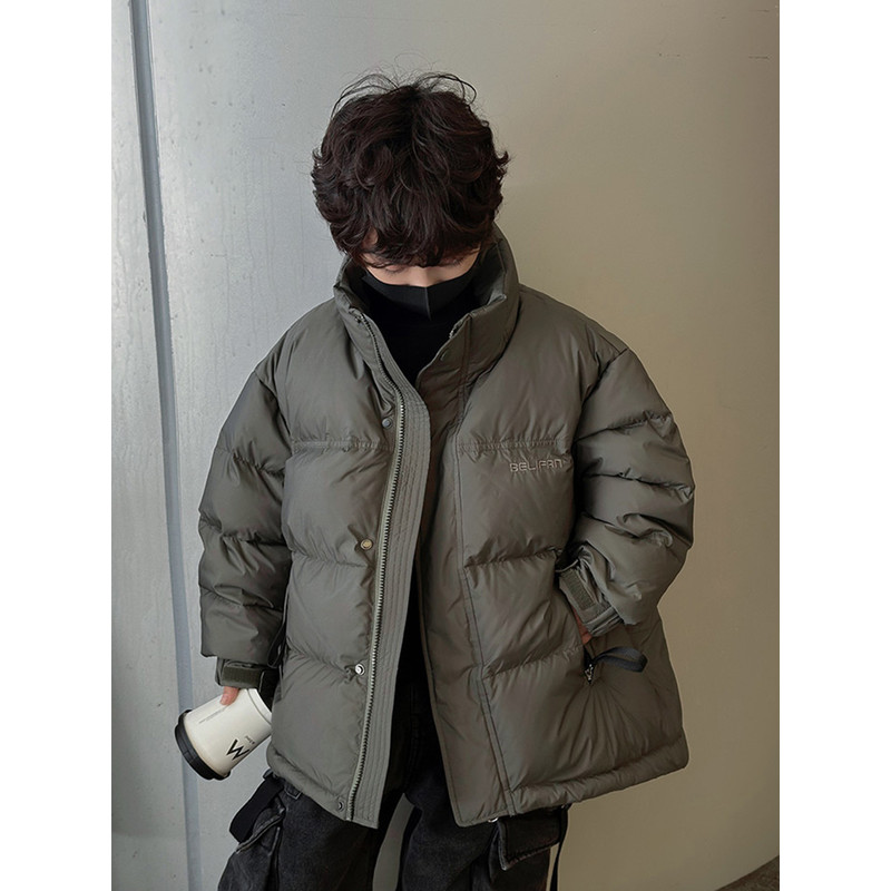 Winter Coat for Boys, Thicken Warm Parka, Windproof Overcoat, Kids Down Cotton Jacket for School