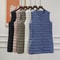 Women's Mid Length Down Vest, All Match Fashion Slim Fit, Round Neck V Neck Design, Autumn Winter Wear
