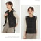 Women's Lightweight Down Vest, Collarless Puffer Gilet, Sleeveless Thermal Insulation for Cold Weather