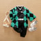 Cute Anime Cape Romper, Newborn Baby Bodysuit, Long Sleeve Cotton Outfit for Boys and Girls