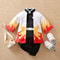 Cute Anime Cape Romper, Newborn Baby Bodysuit, Long Sleeve Cotton Outfit for Boys and Girls