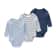 3 Pcs Newborn Bodysuit Set, 100% Cotton Soft Infant Onesies, Cartoon Long Sleeve Baby Boy Girl Clothes