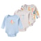 3 Pcs Newborn Bodysuit Set, 100% Cotton Soft Infant Onesies, Cartoon Long Sleeve Baby Boy Girl Clothes