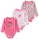 3 Pcs Newborn Bodysuit Set, 100% Cotton Soft Infant Onesies, Cartoon Long Sleeve Baby Boy Girl Clothes