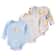 3 Pcs Newborn Bodysuit Set, 100% Cotton Soft Infant Onesies, Cartoon Long Sleeve Baby Boy Girl Clothes
