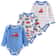 3 Pcs Newborn Bodysuit Set, 100% Cotton Soft Infant Onesies, Cartoon Long Sleeve Baby Boy Girl Clothes