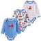 3 Pcs Newborn Bodysuit Set, 100% Cotton Soft Infant Onesies, Cartoon Long Sleeve Baby Boy Girl Clothes