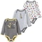 3 Pcs Newborn Bodysuit Set, 100% Cotton Soft Infant Onesies, Cartoon Long Sleeve Baby Boy Girl Clothes