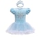 Baby Princess Outfit Infant Tutu Dress Snow Queen Romper Birthday Costume 5