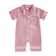 Cute Toddler Sleepwear, Baby Boy Girl Satin Pajama Set, Short Sleeve Button Up Shorts Jumpsuit