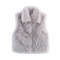 Women's Faux Fur Vest, Winter Street Style, Casual Outerwear Top for Cold Days