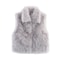 Women's Faux Fur Vest, Winter Street Style, Casual Outerwear Top for Cold Days