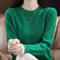 Womens Merino Wool Sweater O Neck Long Sleeve Pullover Spring Autumn Winter Basic Jumper Knitwear T 5